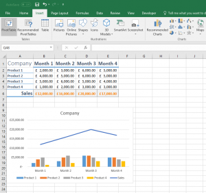 Creating a budget in Excel