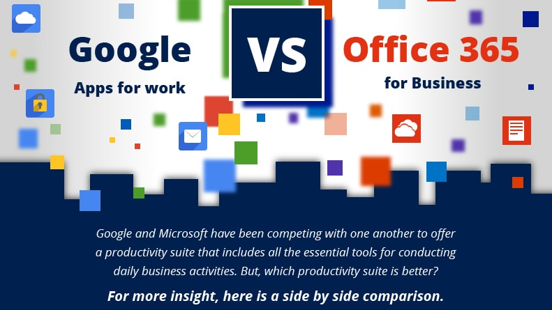 Infographic: Office 365 for Business vs. Google Apps For Work.