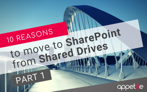 Move to SharePoint from Shared Drives