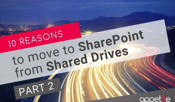 SharePoint from Shared Drives