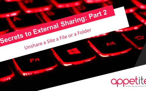 unshare a site a file or a folder