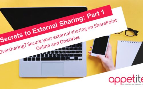 Secure Sharing - SharePoint & OneDrive