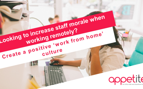 positive work from home culture microsoft365