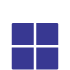 Purple icon of Microsoft