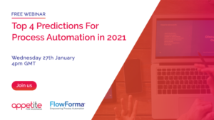 Advertising banner for Top 4 Predictions for Process Automation in 2021