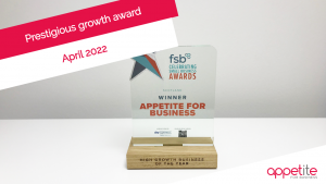 Thumbnail - Appetite for Business wins prestigious growth award